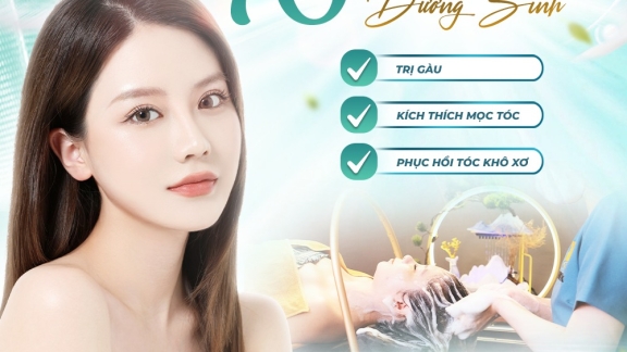 GỘI ĐẦU DƯỠNG SINH  TRỊ GÀU, KÍCH THÍCH MỌC TÓC, PHỤC HỒI TÓC KHÔ XƠ