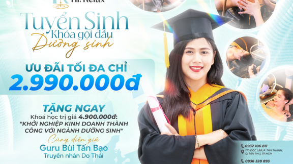 💗 HI! RELAX TUYỂN SINH KHÓA HỌC GỘI ĐẦU DƯỠNG SINH