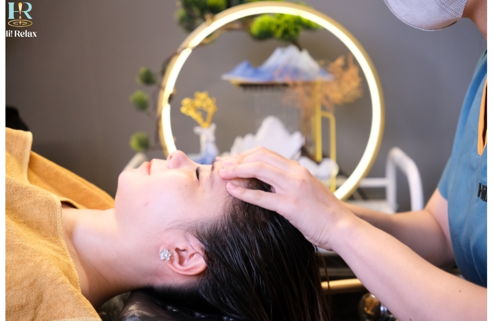 Gội DS trị đau đầu,giảm stress Hi! Relax